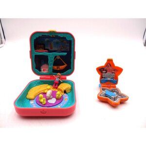 Polly Pocket Hidden Hideouts Mermaid Cove Compact Tiny World Rock‎ Star Jazz